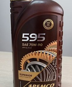 Aceite de transmisión PEMCO iPoid LSD 595 75W-90, un lubricante sintético universal para engranajes.